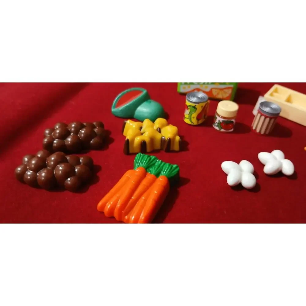 Playmobil Food Veggie Baby Bottle Milk Jugs Eggs Canned Food Grocery Store